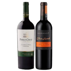 Pack 3 botellas Perez Cruz Edic.Ltda. Carmenere + 3 Morande Edic. Ltda Carmene