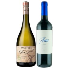 Pack 6 botellas Montes Outer Limits Sauvignon Blanc + 6 Ana Carmenere, Casa Bauza (9.990 c/u) 