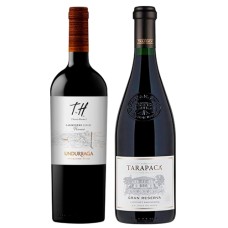 Pack 6 botellas Undurraga TH Carmenere + 6 Tarapacá GR Cabernet Sauvignon ($6.990 c/u) Semanal