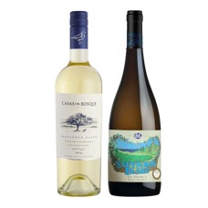 Pack 6 botellas Casas del Bosque Sauvignon Blanc + 6 Casa Marin Lo Abarca Gran Reserva Sauvignon Blanc ($4.990 c/u) 