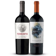 Pack 3 botellas Terrunyo Cabernet Sauvignon + 3 Sideral San Pedro ($18.990 c/u)