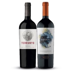 Pack 3 botellas Terrunyo Carmenere + 3 Sideral San Pedro ($18.990 c/u) 