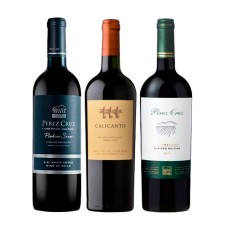 Pack 1 botella Piedra Seca Caber.Sauv., Perez Cruz + 1 Calicanto, El Principal + 1  Perez Cruz Edic.Ltda Carmenere