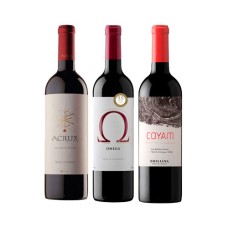 Pack 1 botella Acrux , Viña Sutil + 1 Omega Cabernet Sauvignon, VIK + 1 Coyam, Emiliana 